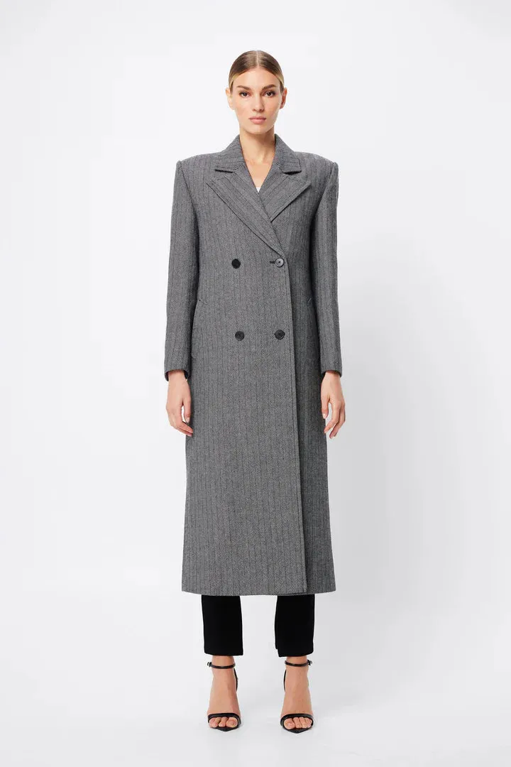 MOSSMAN - Reformation Coat HOUNDSTOOTH