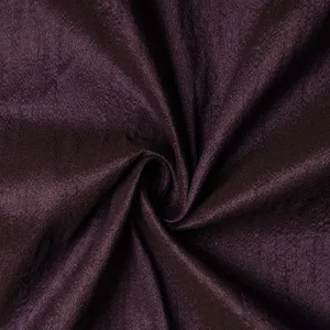 Precut 1 meter -Brown Semi Dupion Cotton Silk Fabric