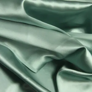 Seafoam Green Silk Charmeuse Fabric