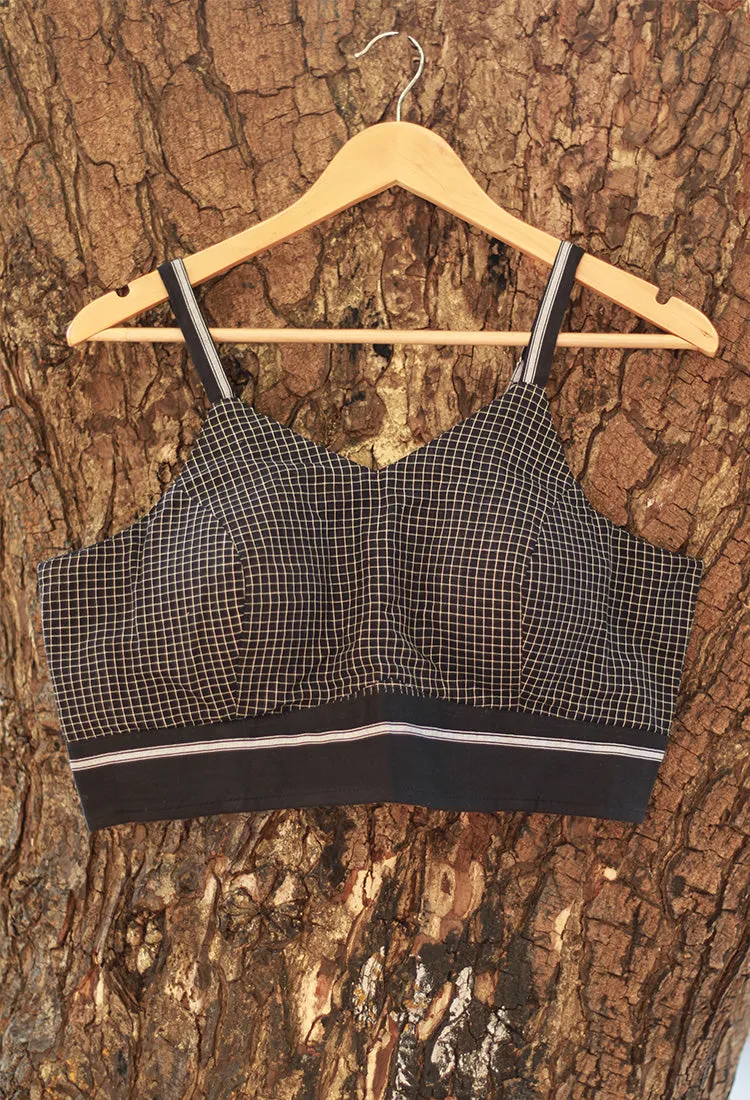 Spaghetti Strap Blouse | Patteda Anchu Noir