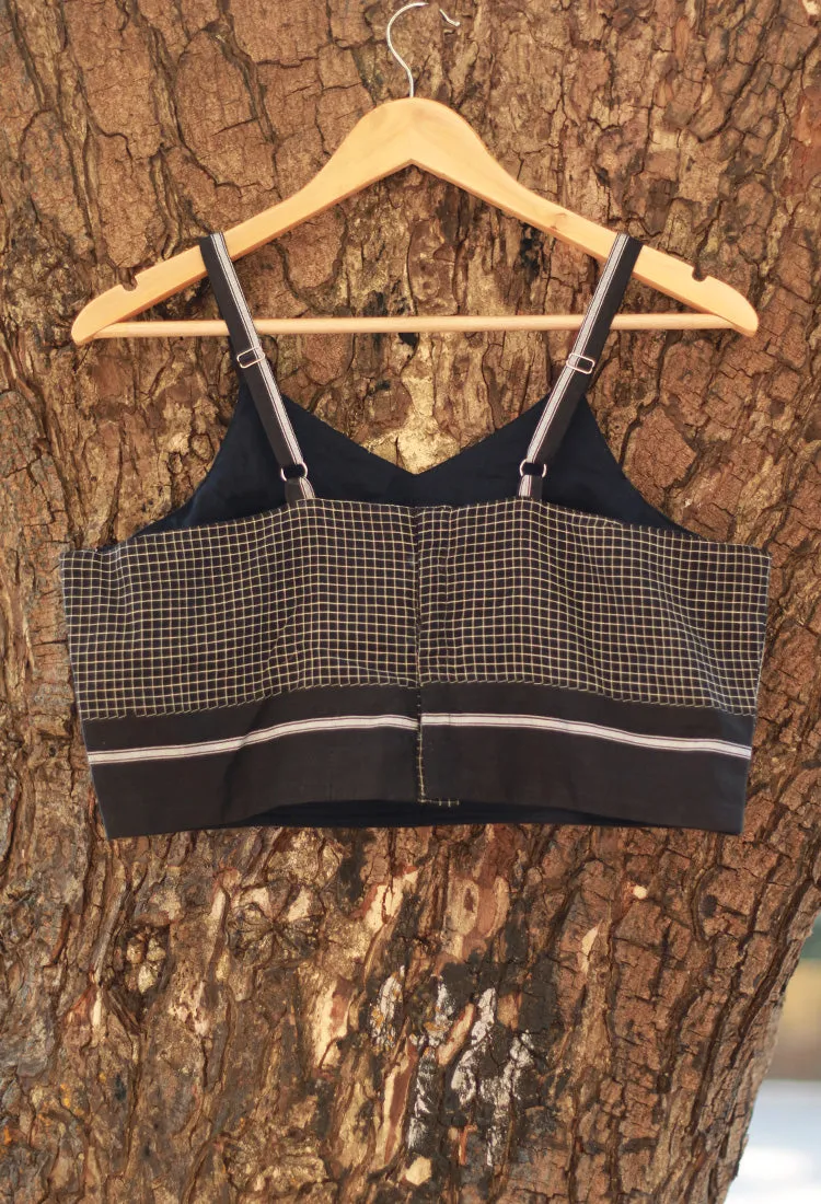 Spaghetti Strap Blouse | Patteda Anchu Noir