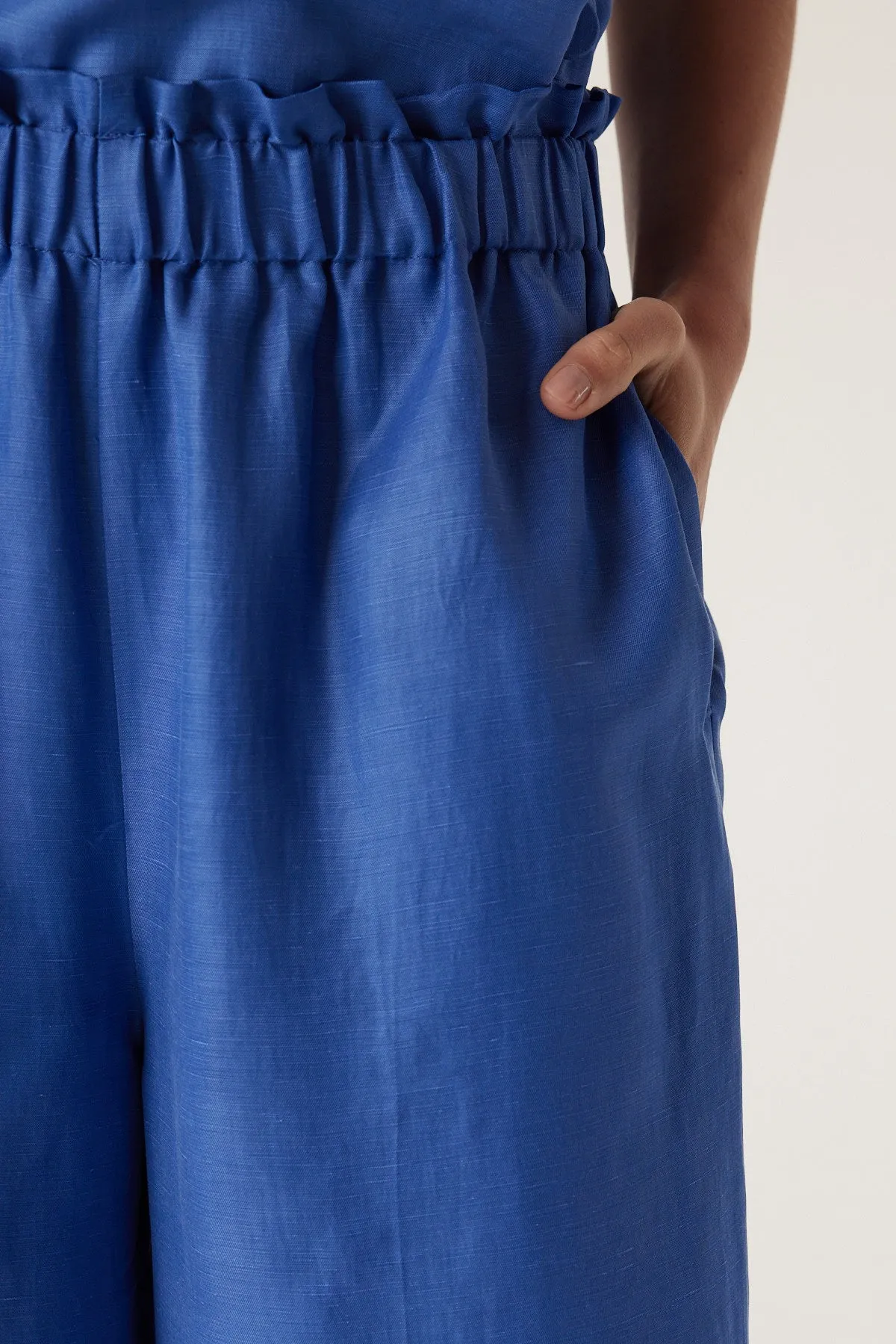 Spring Relaxed Pant - Cornflower Blue