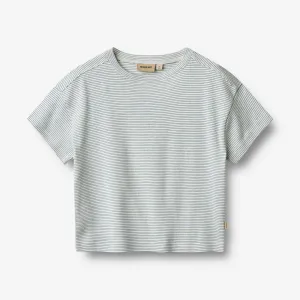 T-shirt S/S Tommy - blue stripe