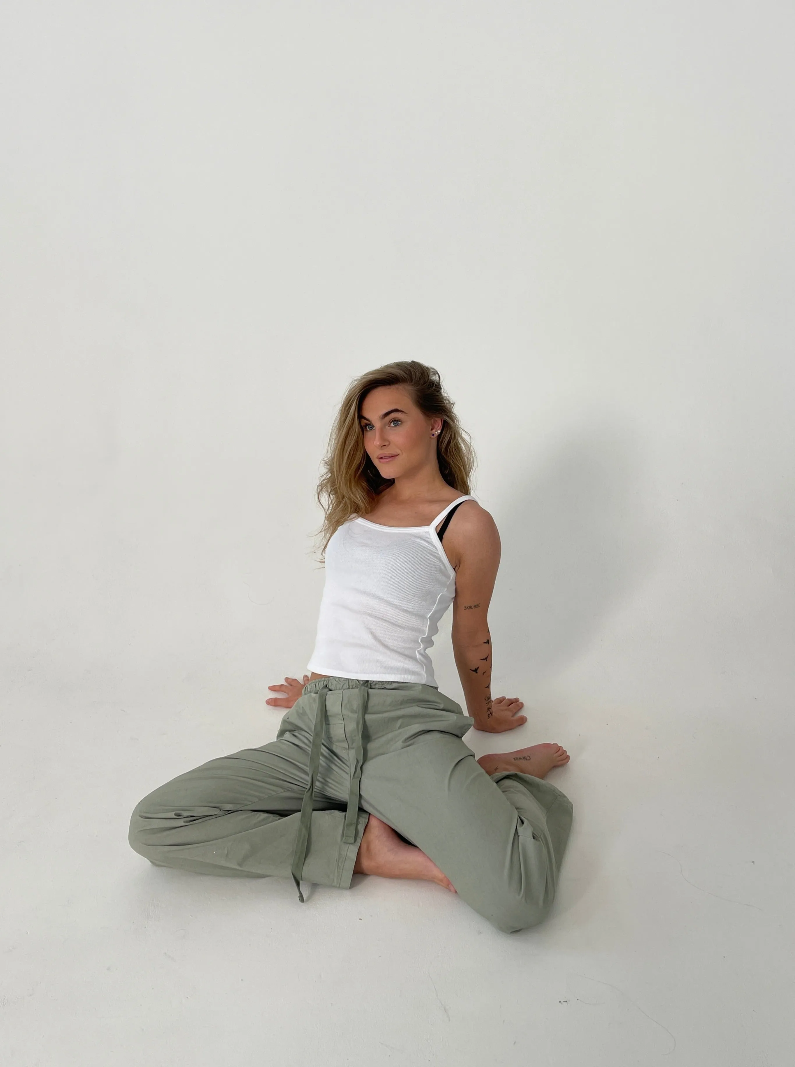 Thora straight pants - Green