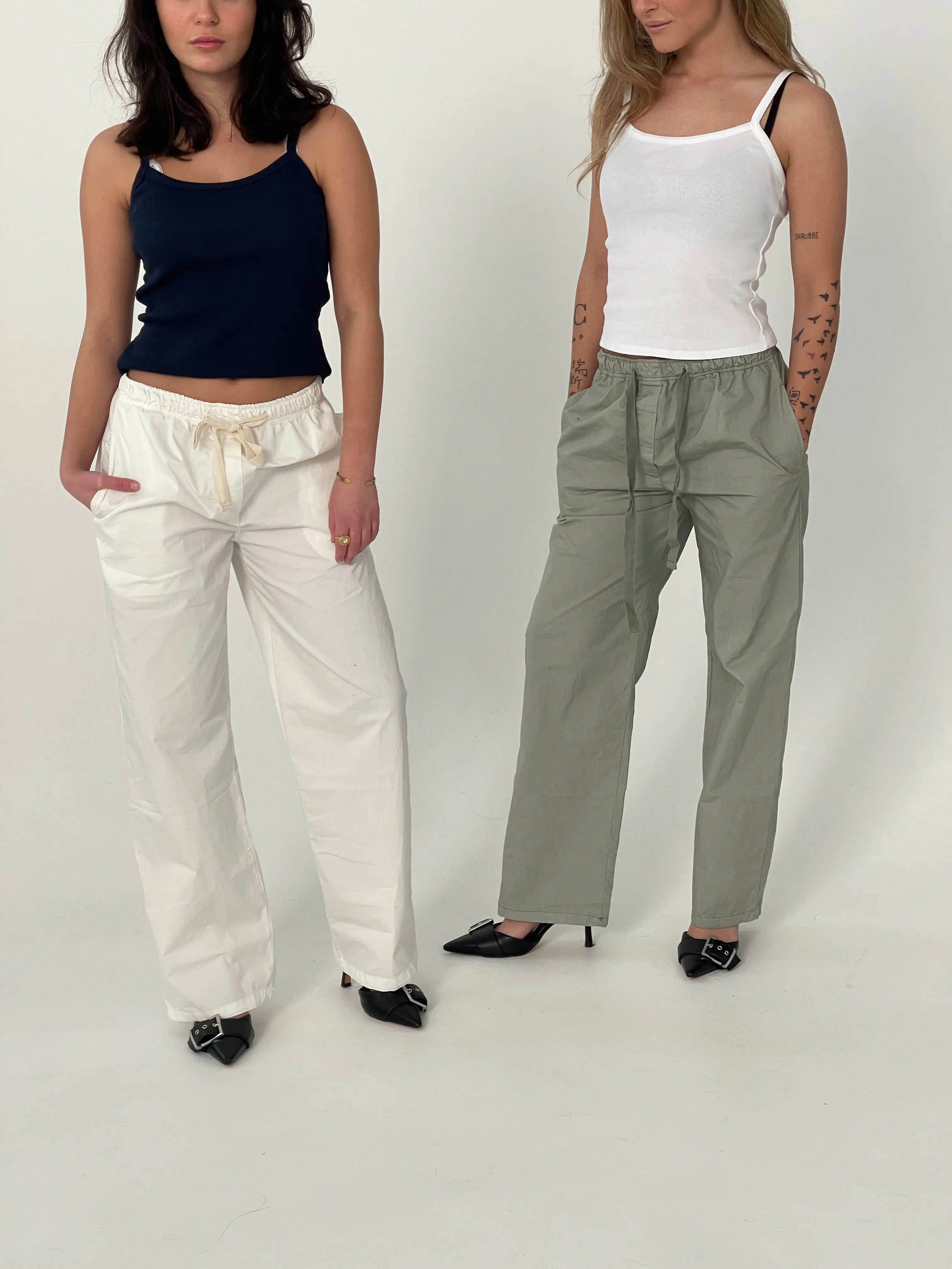 Thora straight pants - Green