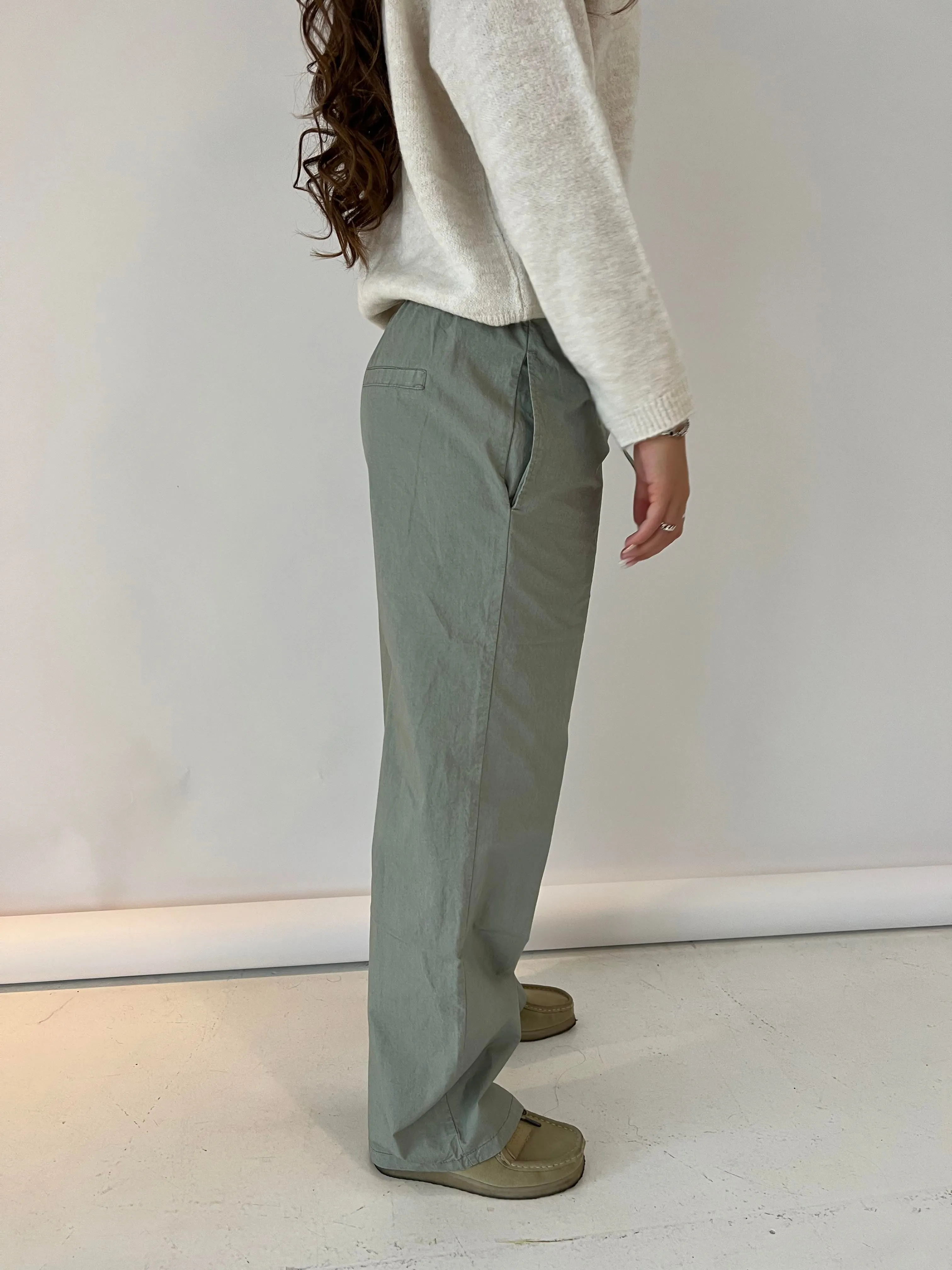 Thora straight pants - Green