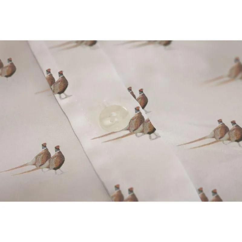 William Powell Ladies Pheasants Shirt - White