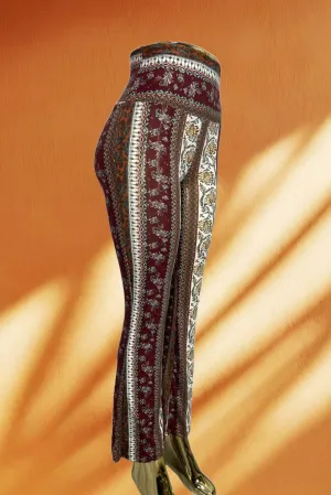Women's Printed Flare Pants