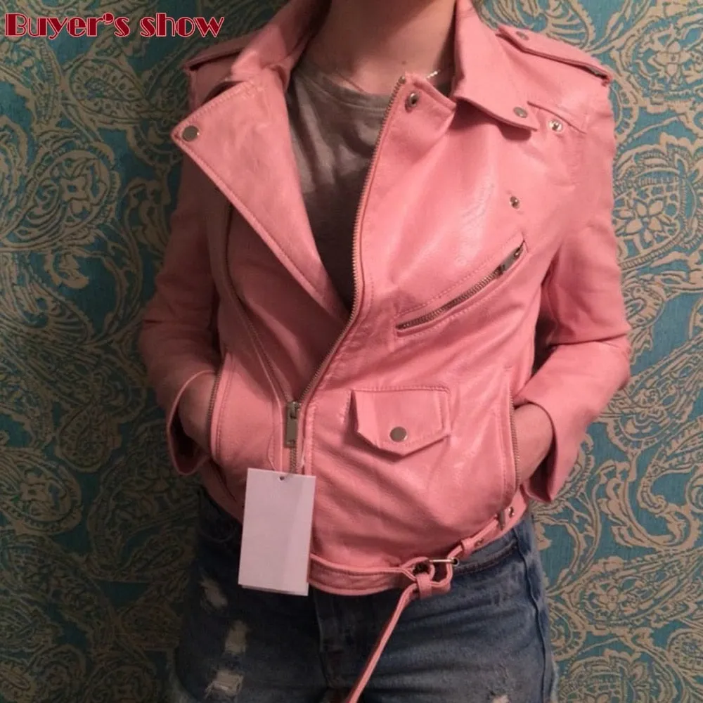 Women's Trendy Leather jacket